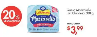 Supermaxi Queso Mozzarella La Holandesa 500g oferta