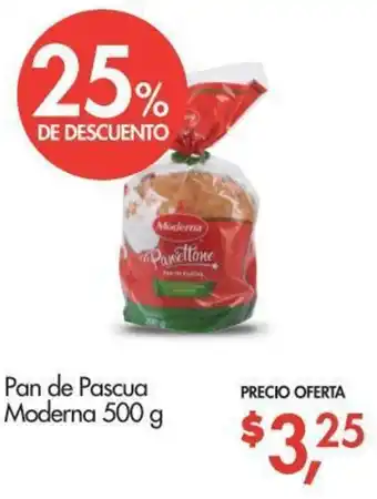 Supermaxi Pan de Pascua Moderna 500g oferta