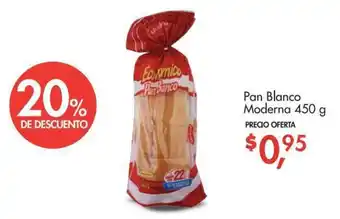 Supermaxi Pan Blanco Moderna 450g oferta