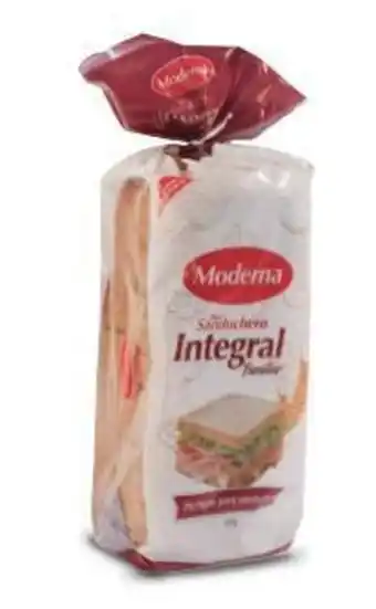 Supermaxi Sanduchero Integral Moderna 800g oferta