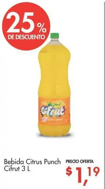 Supermaxi Bebida Citrus Punch Cifrut 3L oferta