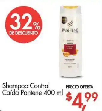 Supermaxi Shampoo Control Caída Pantene 400ml oferta