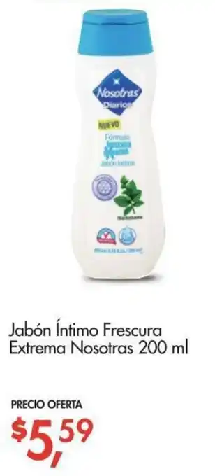 Supermaxi Jabón Íntimo Frescura Extrema Nosatras 200ml oferta