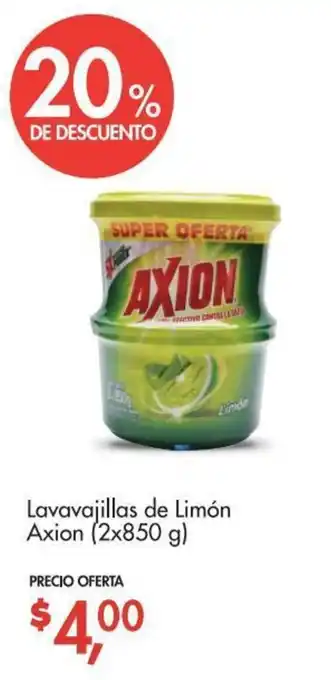 Supermaxi Lavavajillas de Limón Axion 2x850g oferta