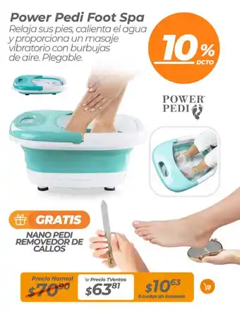 TVentas Power Pedi Foot Spa oferta