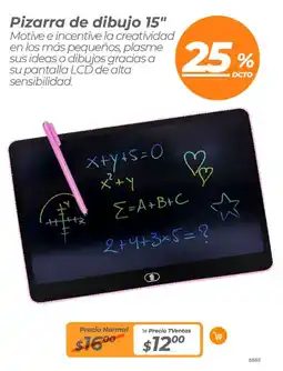 TVentas Pizarra de dibujo 15" oferta