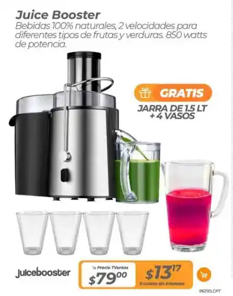 TVentas Juice Booster oferta