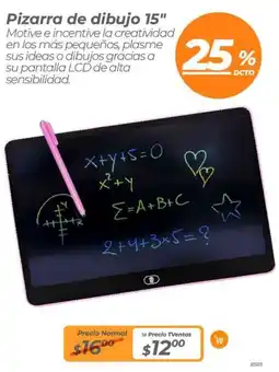 TVentas Pizarra de dibujo 15" oferta