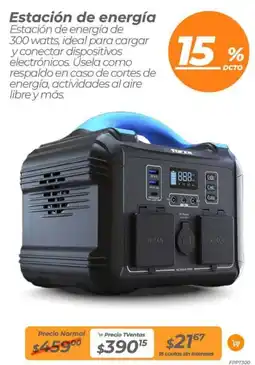 TVentas Estación de energía oferta