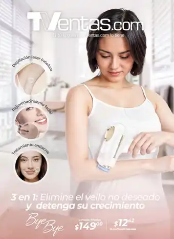 TVentas Elimine el vello no deseado y detenga su crecimiento oferta