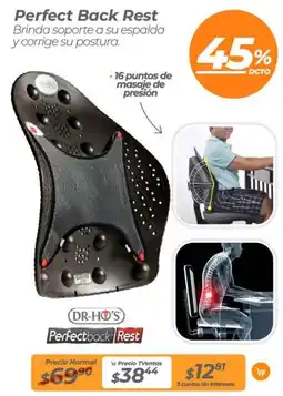 TVentas Perfect back rest oferta