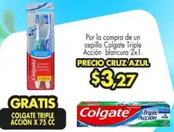 Farmacias Cruz Azul Colgate Triple Acción blancura oferta