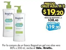 Farmacias Cruz Azul Bagovit en gel con aloe vera 80% oferta