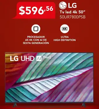 Almacenes Japón LG TV LED 4K 50" oferta