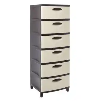Tia Cajonera Nova 6 pisos beige Pica oferta