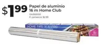 Tia Papel de aluminio 16 m Home Club oferta