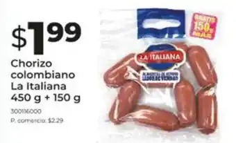 Tia Chorizo colombiano La Italiana oferta