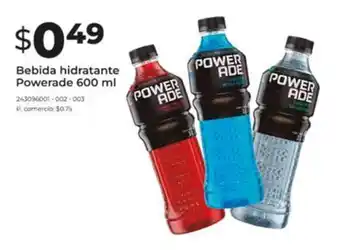 Tia Bebida hidratante Powerade oferta