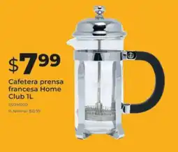 Tia Cafetera prensa francesa Home Club oferta