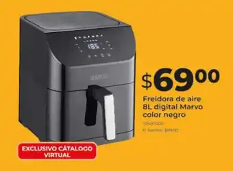 Tia Freidora de aire digital Marvo color negro oferta