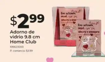 Tia Adorno de vidrio Home Club oferta