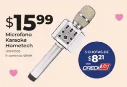 Tia Microfono Karaoke Hometech oferta