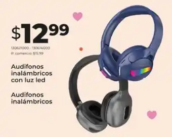 Tia Audifonos inalámbricos con luz led, Audifonos inalámbricos oferta