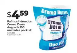 Tia Pañitos húmedos Crema Derm doypack oferta