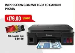 Tia Impresora con wifi g3110 canon pixma oferta