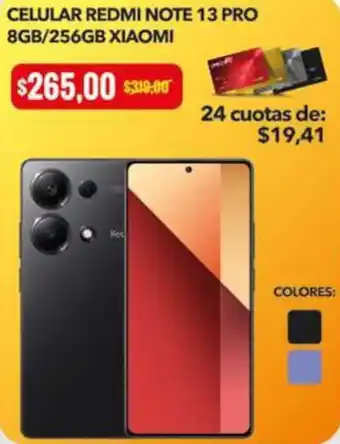 Tia Celular redmi note 13 pro 8GB/256GB XIAOMI oferta