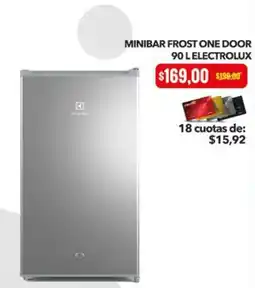 Tia Minibar frost one door ELECTROLUX oferta