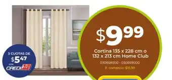 Tia Cortina Home Club oferta