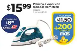 Tia Plancha a vapor con rociador Hometech oferta