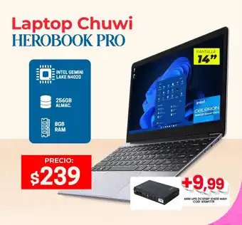 Novicompu Laptop Chuwi HEROBOOK PRO oferta