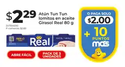 Tia Atún Tun Tun lomitos en aceite Girasol Real oferta