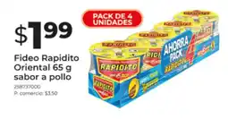 Tia Fideo Rapidito Oriental sabor a pollo oferta