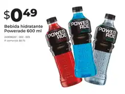 Tia Bebida hidratante Powerade oferta