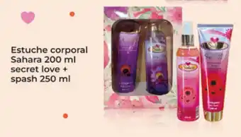 Tia Estuche corporal Sahara secret love + spash oferta