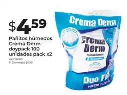 Tia Pañitos húmedos Crema Derm doypack oferta