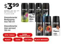 Tia Desodorante Bodyspray Axe / Desodorante Axe aerosol oferta