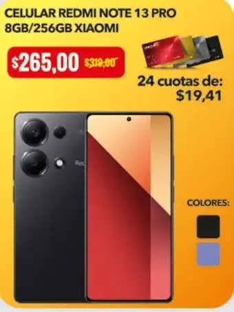 Tia Celular redmi note 13 pro XIAOMI oferta