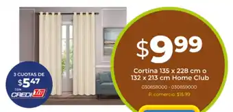 Tia Cortina Home Club oferta