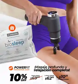 TVentas Powerfit massage gun oferta