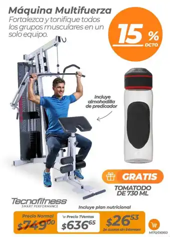 TVentas Máquina Multifuerza oferta