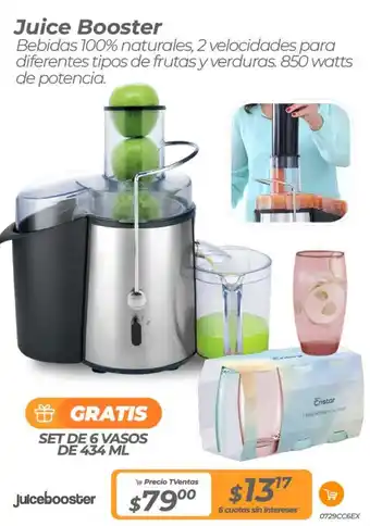 TVentas Juicebooster oferta