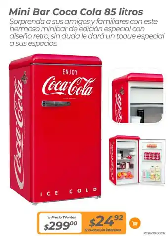 TVentas Mini Bar Coca-Cola oferta