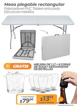 TVentas Mesa plegable rectangular oferta