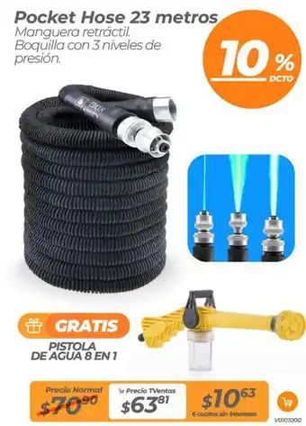 TVentas Pocket Hose oferta