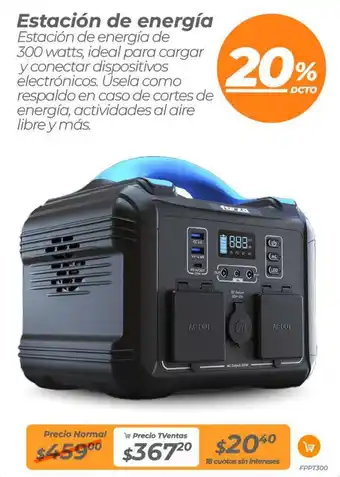 TVentas Estación de energía oferta