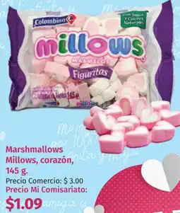 Mi Comisariato Marshmallows millows, corazón oferta